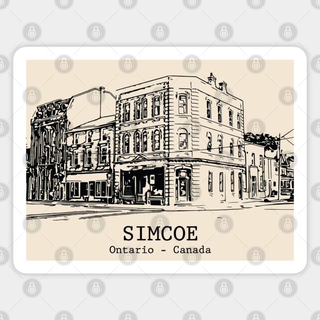 Simcoe - Ontario Magnet by Lakeric